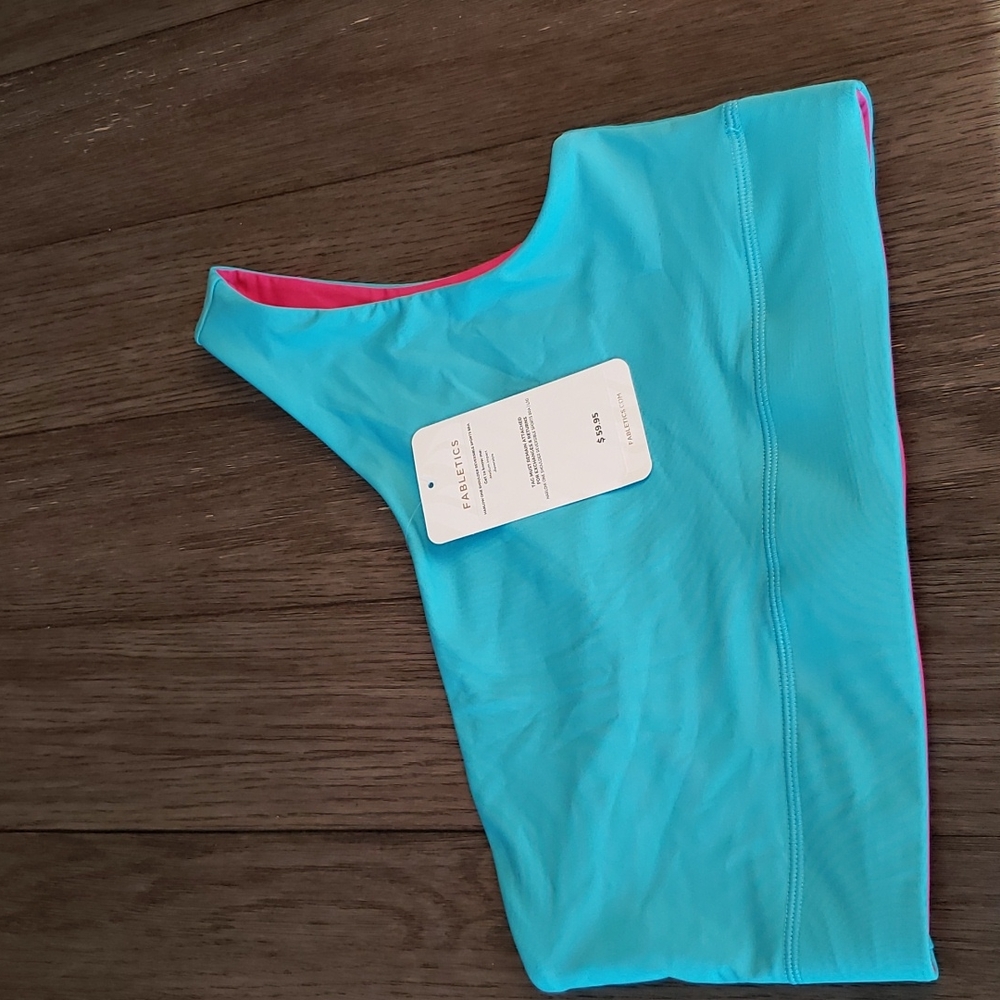 Fabletics Harlow One Shoulder Reversible Sports Bra